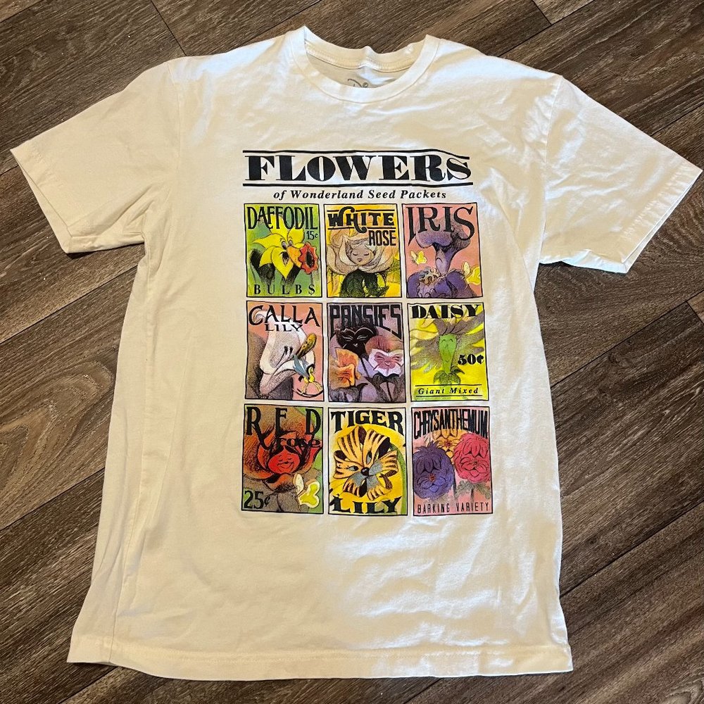 Disney Alice in Wonderland Flowers T-Shirt